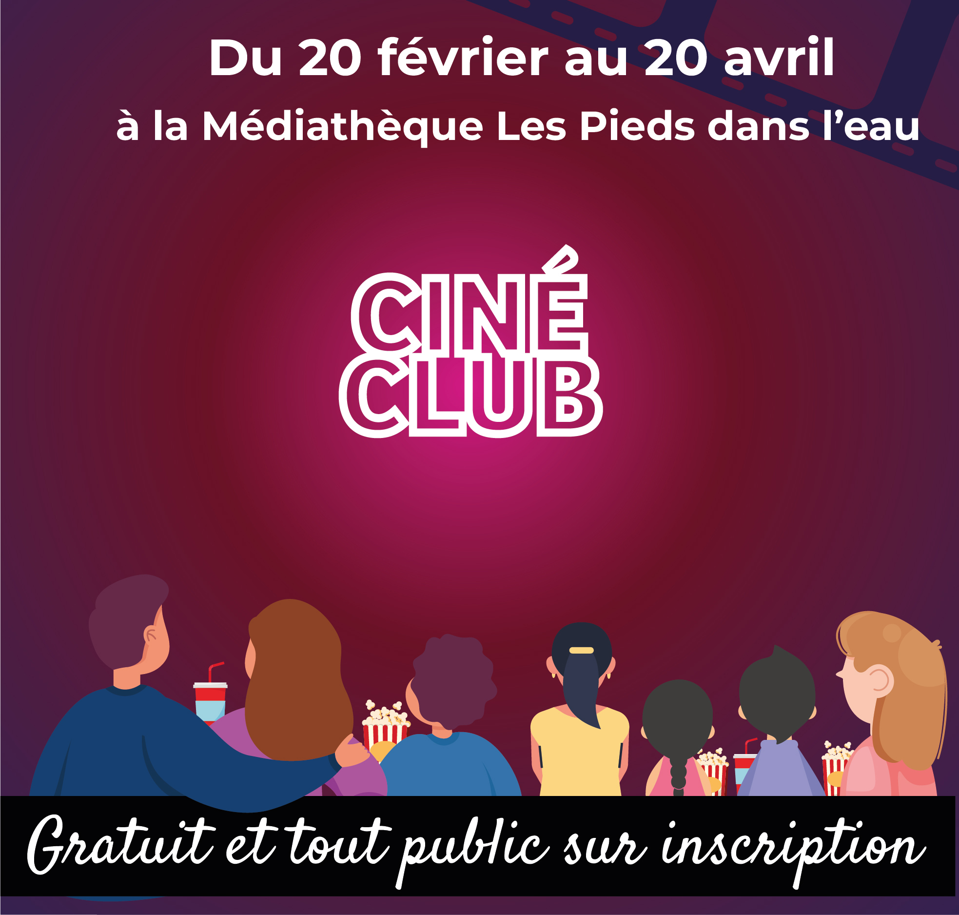 Ciné-club à la médiathèque de Jaligny/Besbre